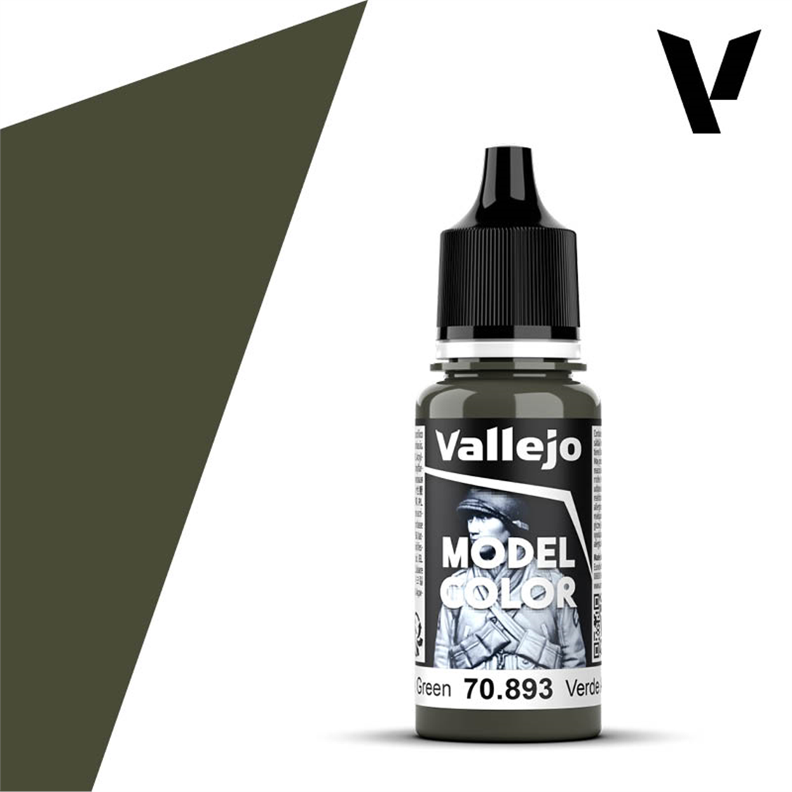 Vallejo 70893 18 ml. (105) Us Dark Green-Matt, Model Color Serisi Model Boyası