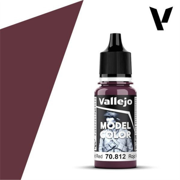 Vallejo 70812 18 ml. (46) Violet Red-Matt, Model Color Serisi Model Boyası