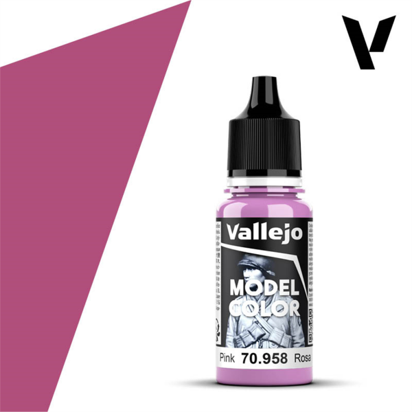 Vallejo 70958 18 ml. (40) Pink-Matt, Model Color Serisi Model Boyası