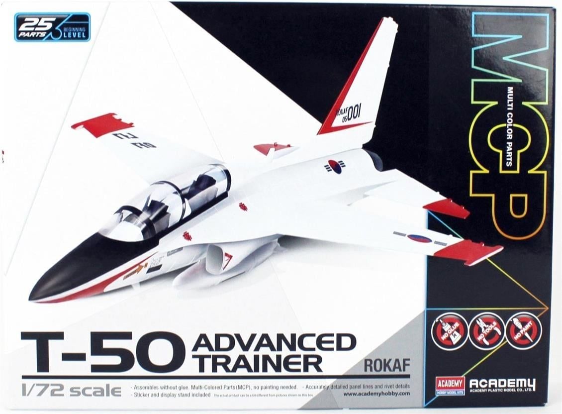 Academy 12519 1/72 Ölçek, ROKAF T-50 Advanced Trainer Eğitim Uçağı , Plastik Kiti