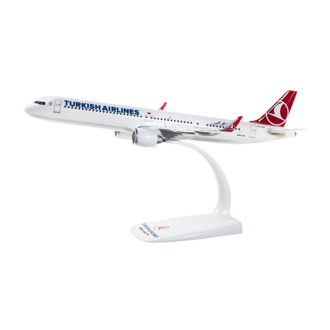 Herpa 612210 1/200 Ölçek, THY Airbus A321 neo, Sergilemeye Hazır Model Araç