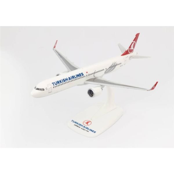 Herpa 612210 1/200 Ölçek, THY Airbus A321 neo, Sergilemeye Hazır Model Araç