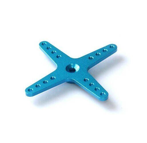 Metal Servo Kolu 25T 5cm 4 Kollu (Mavi veya Mor Renk)