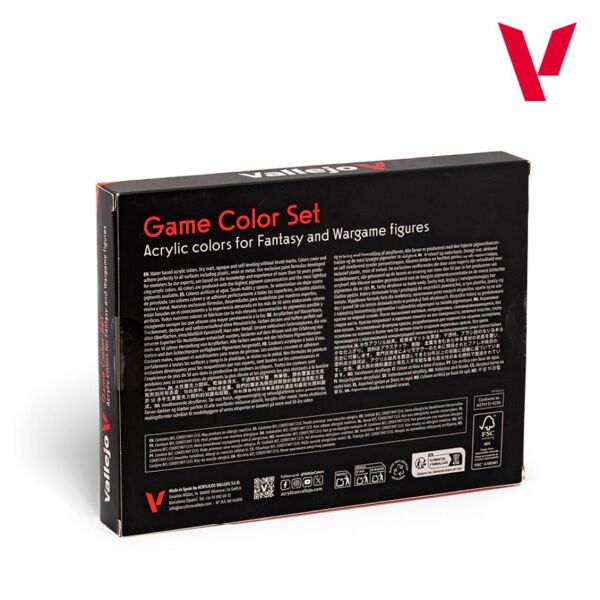 Vallejo 72298 16x18 ml. Advanced, Game Color Serisi Model Boyası Seti