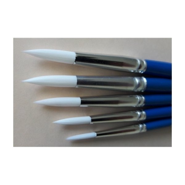 Springer Pinsel Hobbypinsel Sentetik Beyaz Kıllı Fırça 01