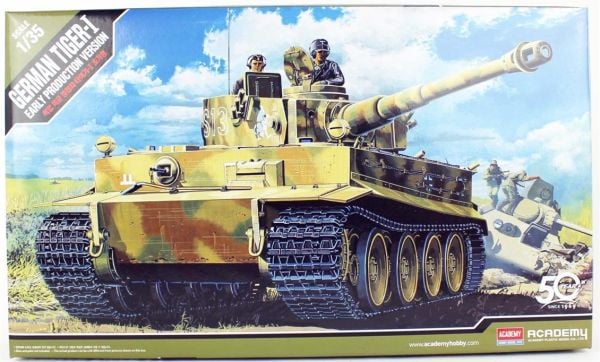 Academy 13239 1/35 Ölçek, German Tiger-I (Erken Dönem) Tankı, Plastik Model kiti