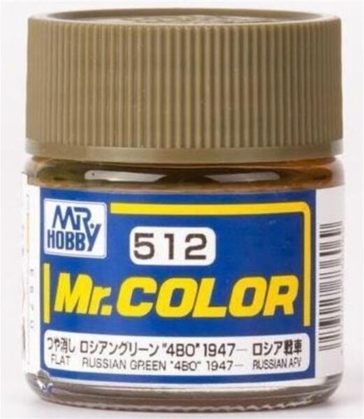 Mr.Hobby C-512 10 ml. Russian Green (4BO) 1947, Mr.Color Serisi Model Boyası