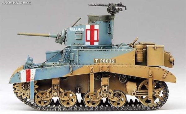 Academy 13270 1/35 Ölçek, British M3 Stuart Honey Tankı, Plastik Model kiti