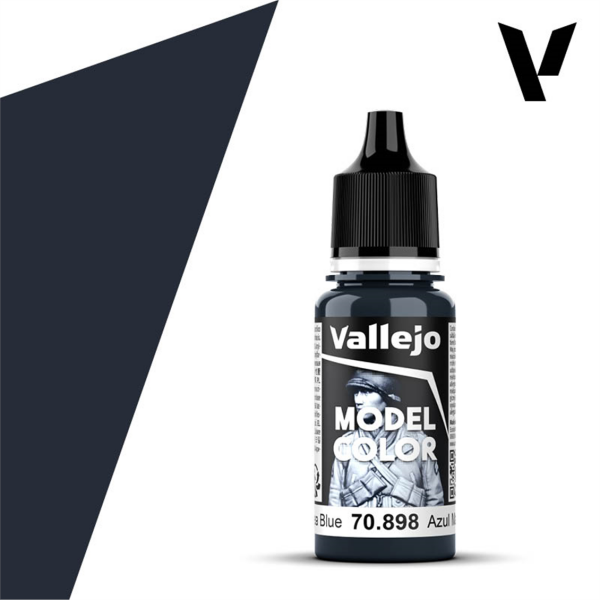 Vallejo 70898 18 ml. (72) Dark Sea Blue-Matt, Model Color Serisi Model Boyası