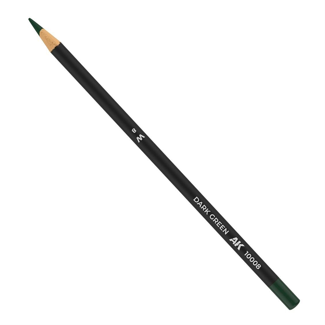 AK 10008 Suluboya Kalemi, Dark Green