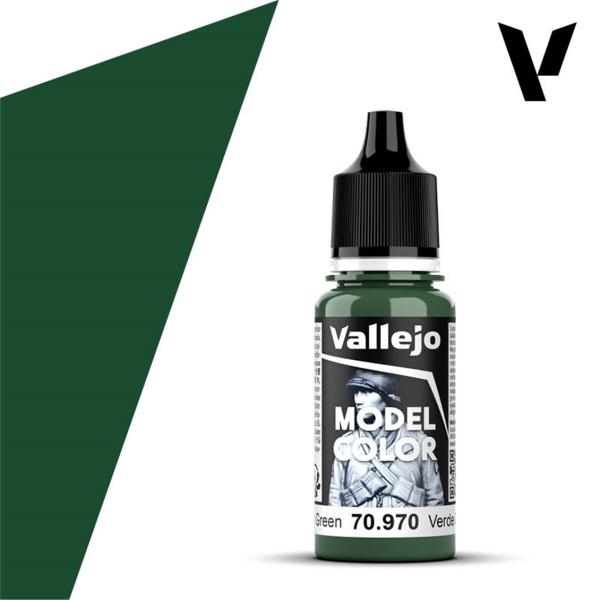 Vallejo 70970 18 ml. (79) Deep Green-Matt, Model Color Serisi Model Boyası