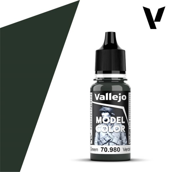 Vallejo 70980 18 ml. (80) Black Green-Matt, Model Color Serisi Model Boyası