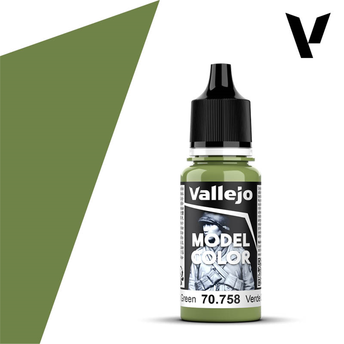 Vallejo 70758 18 ml. (85) Bright Green, Model Color Serisi Model Boyası