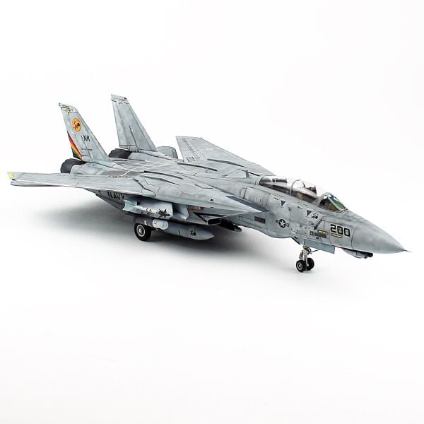QD195 1/48 Ölçek, F-14 D Tomcat VF 31, Sergilemeye Hazır Model Uçak