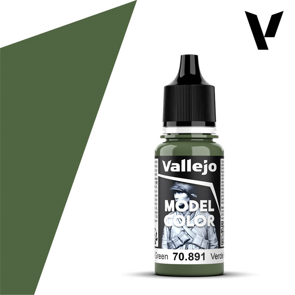 Vallejo 70891 18 ml. (86) Intermediate Green  -Matt, Model Color Serisi Model Boyası
