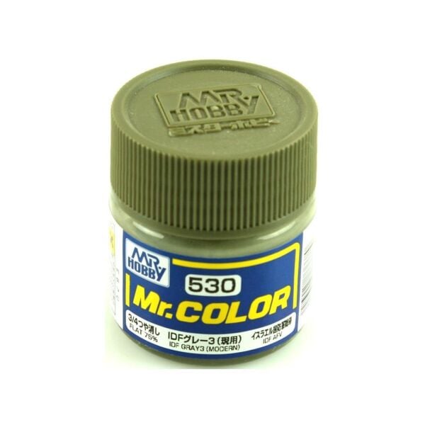 Mr.Hobby C-530 10 ml. IDF Gray 3 (Modern), Mr.Color Serisi Model Boyası