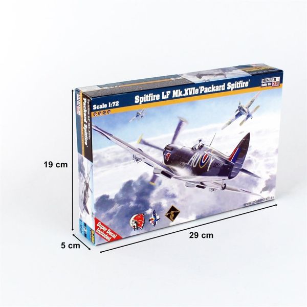 Mistercraft D182 1/72 Ölçek, Spitfire LF Mk. XVIe Packard Savaş Uçağı, Plastik Model kiti