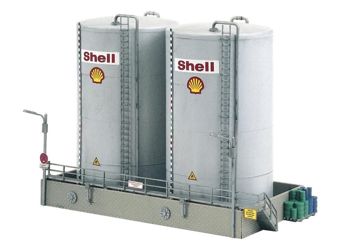 Piko 61121 1/87 Ölçek, ESSO Yakıt Depolama Tankları, Uzun, Plastik Model kiti