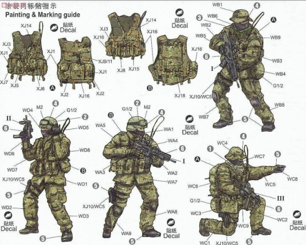 1/35 Modern Ger.KSK Commandos
