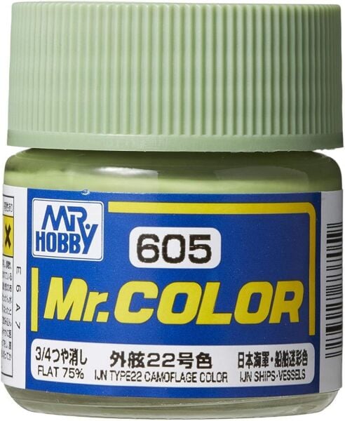 Mr.Hobby C-605 10 ml. IJN Type22 Camouflage Color, Mr.Color Serisi Model Boyası