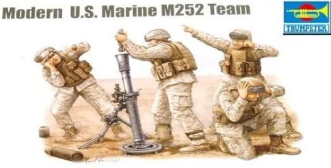 1/35 Modern U.S. Marine M252 Team