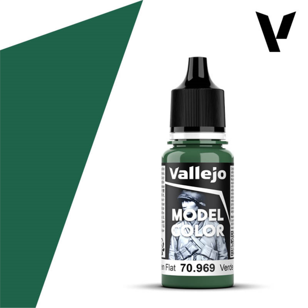 Vallejo 70969 18 ml. (078) Park Green Flat-Matt, Model Color Serisi Model Boyası