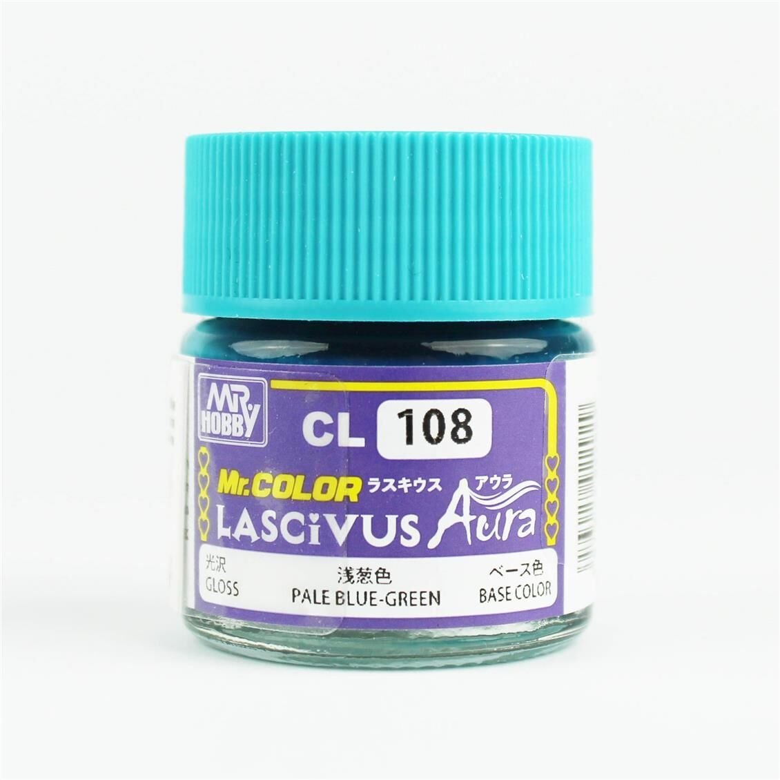 Mr.Hobby CL-108 10 ml. Pale BlueGreen, Lascivus Serisi Model Boyası