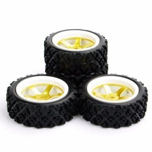 1/10 12 Hex Ralli Yarış lastiği 2 Adet