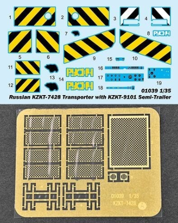 1/35 Rus.KZKT-7428 Trans.with KZKT-9101 Semi Trayl