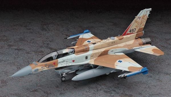 Hasegawa E34 1564 1/72 Ölçek, F-16I Fighting Falcon (Israeli Air Force), Savaş Uçağı, Plastik Model kiti