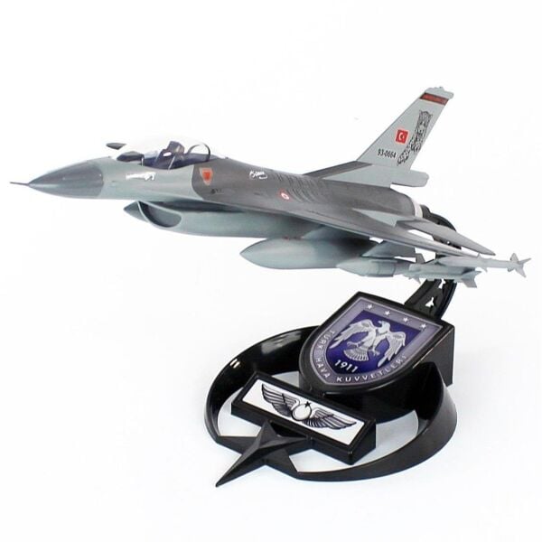 AkbaModel 1/48 Ölçek, F-16 Pars Filo Muharip Savaş Uçağı, Sergilemeye Hazır Standlı Model