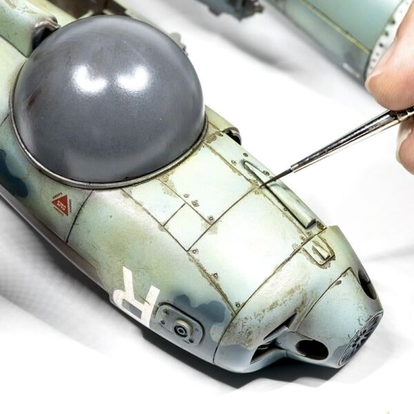 AK 636 35 ml. Uzay Gemisi Detay, Wash Serisi Enamel Model Boyası