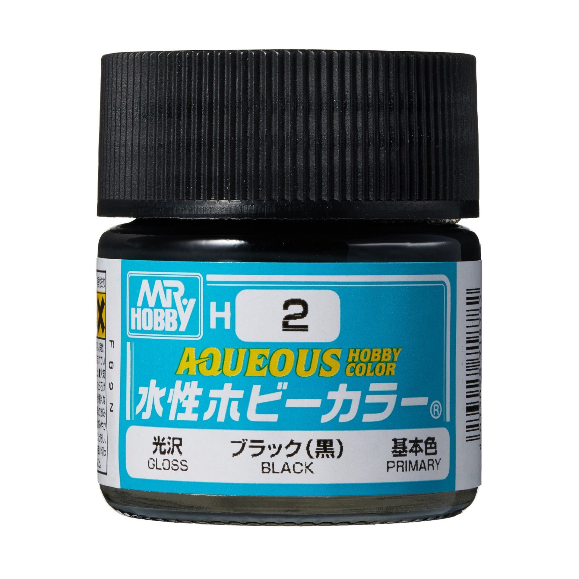 Mr.Hobby H-002 10 ml. Black, Aqueous Serisi Model Boyası
