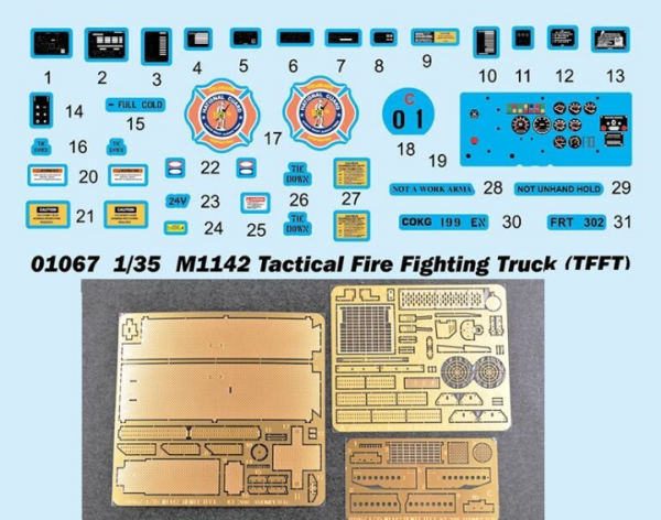 1/35 M1142 Tac. Fire Fig. Truck (TFFT)