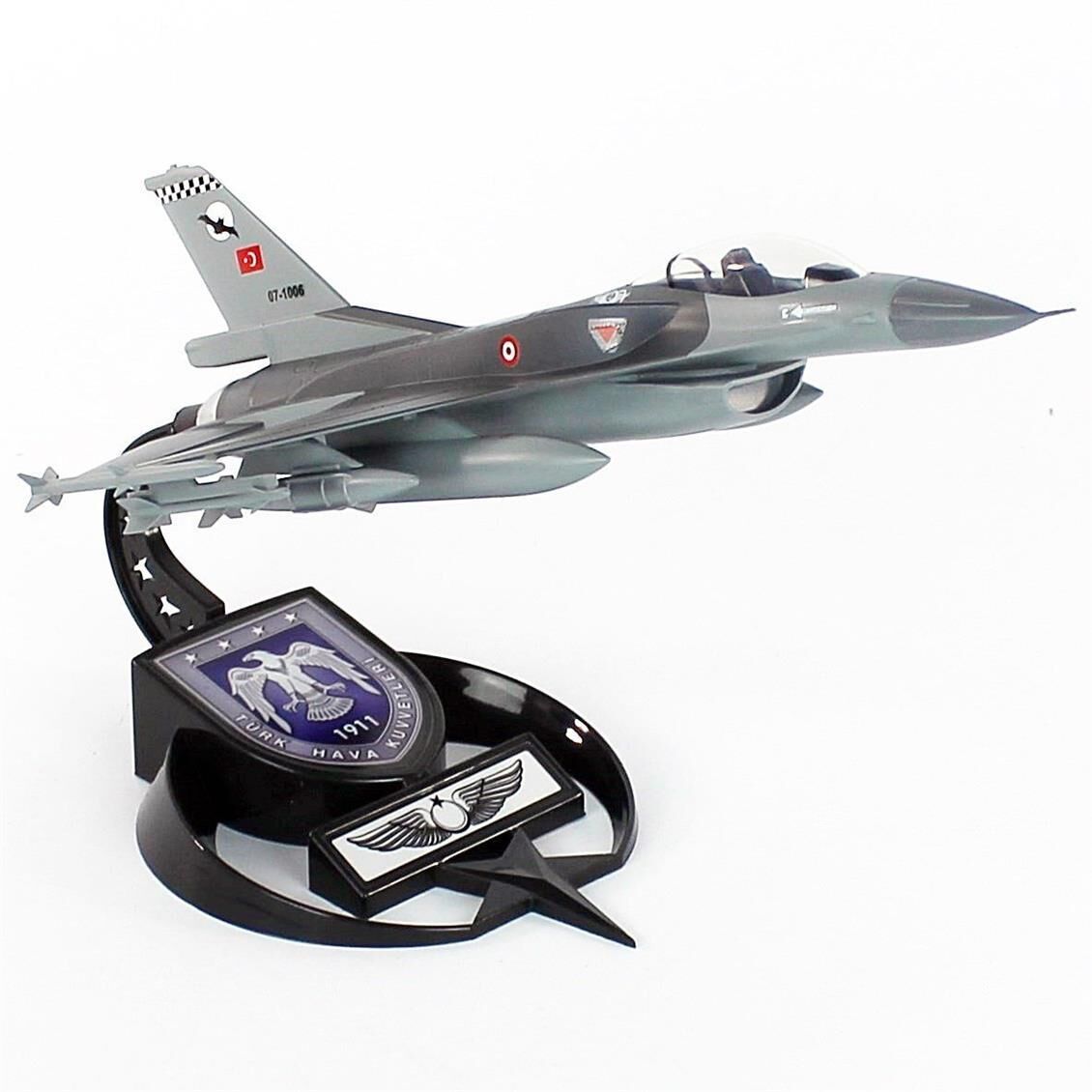AkbaModel 1/48 Ölçek, F-16 Block 50+ Yarasa Filo Savaş Uçağı, Sergilemeye Hazır Standlı Model