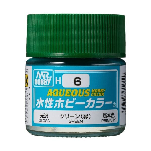 Mr.Hobby H-006 10 ml. Green, Aqueous Serisi Model Boyası