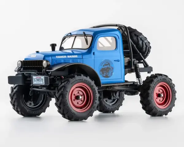 FMS FCX24 Power Wagon 1/24 Micro Rock Crawler Mavi