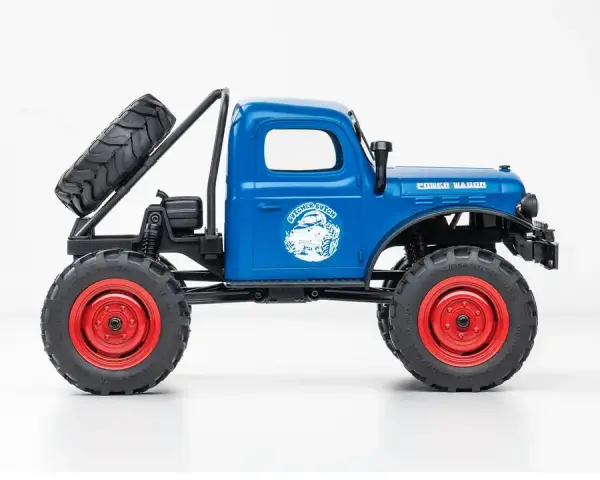 FMS FCX24 Power Wagon 1/24 Micro Rock Crawler Mavi