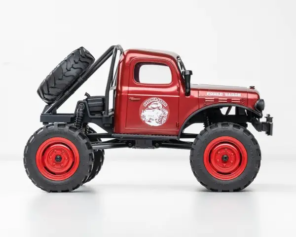 FMS FCX24 Power Wagon 1/24 Micro Rock Crawler Kırmızı