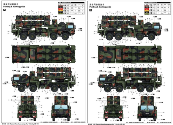 1/35 Patriot Sbdchussrampe Auf 15t mil gl Br A1