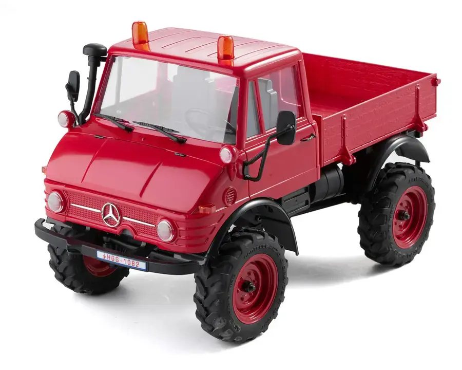 FMS FCX24 1/24 Mercedes Unimog RTR Micro Rock Crawler Kırmızı