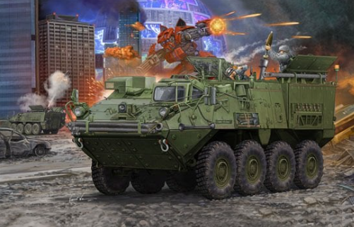 1/35 M1129 Stryker Mortar Carriage armed w/120mm M