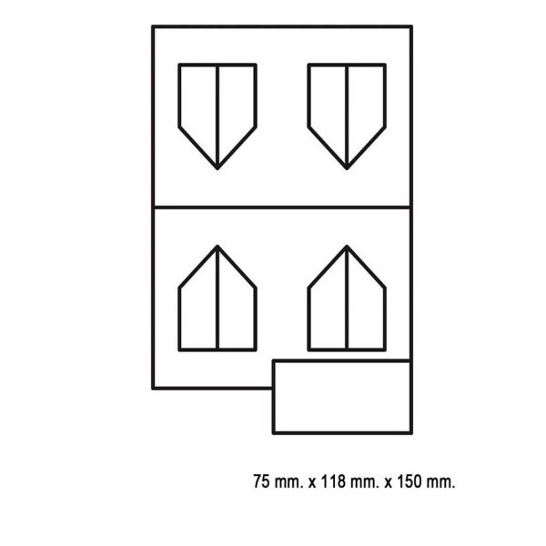 Faller 130496 1/87 Ölçek, Kasaba Apartmanı ( 2 Adet ), Plastik Model Kiti