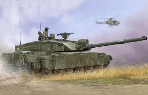 1/35 British Challenger 2 with Anti Heat Fence