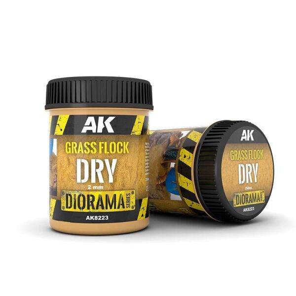 AK 8223 2mm. Kurumuş Çim Flok Dokusu