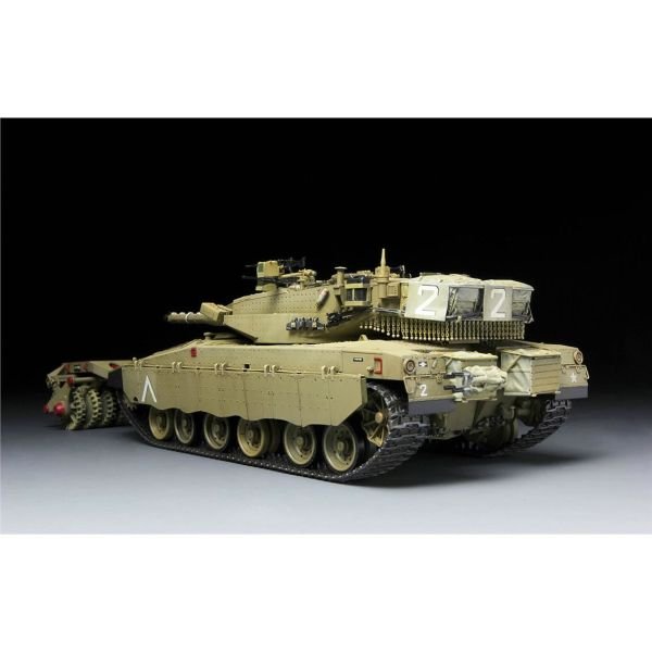 Meng TS-005 1/35 Ölçek, İsrail Merkava Mk.3 BAZ, Nochri Dalet Mayın Temizleme Aparatlı, Ana Muharebe Tankı, Plastik Model kiti