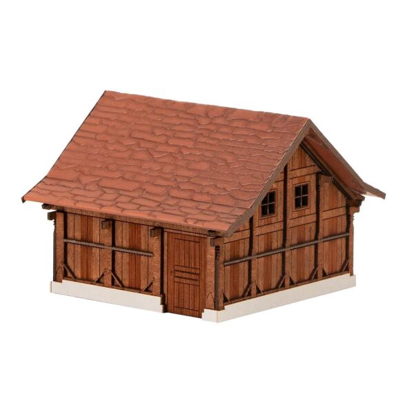 Faller 120308 1/87 Ölçek, Ahşap Umumi Tuvalet, Plastik Model Kiti