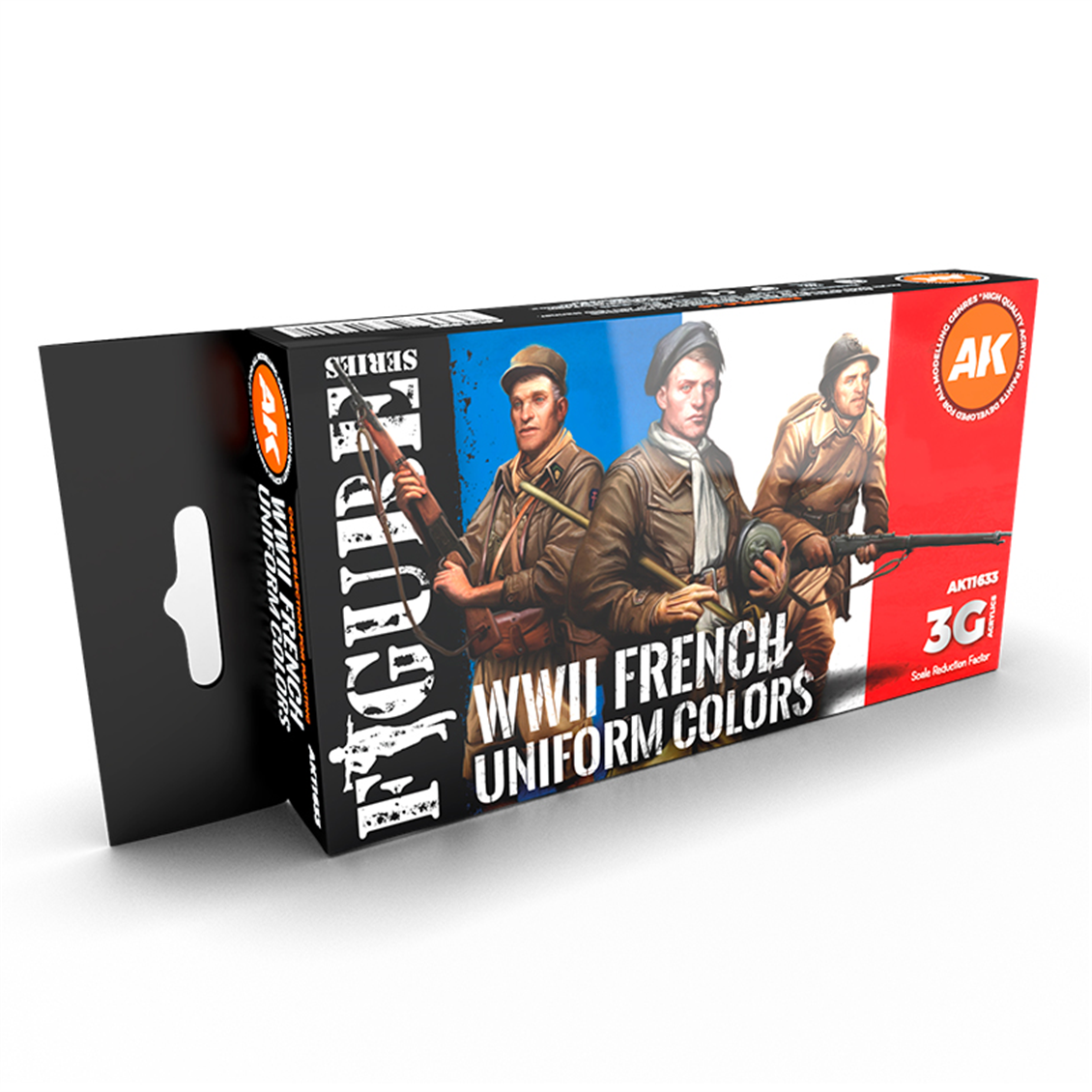 AK 11633 6 x17 ml. Fransız Uniformaları, Akrilik 3GEN Model Boyası Seti
