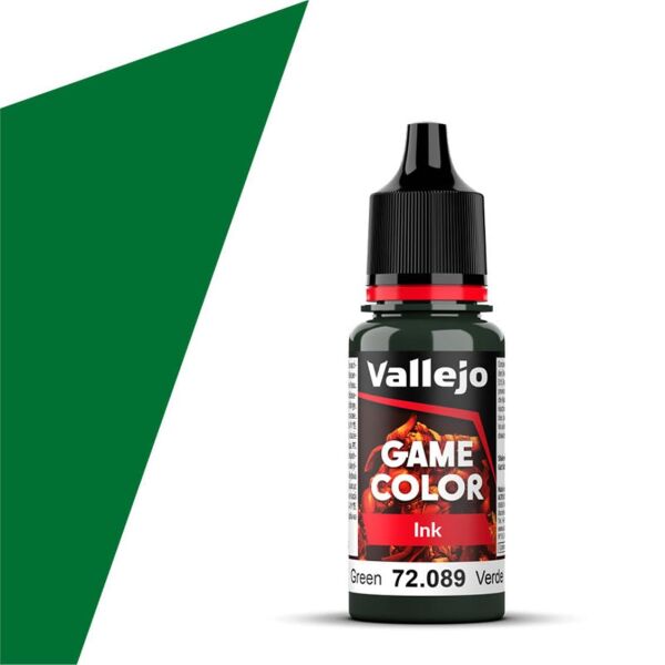 Vallejo 72089 18 ml. Green Ink, Game Color Serisi Model Boyası
