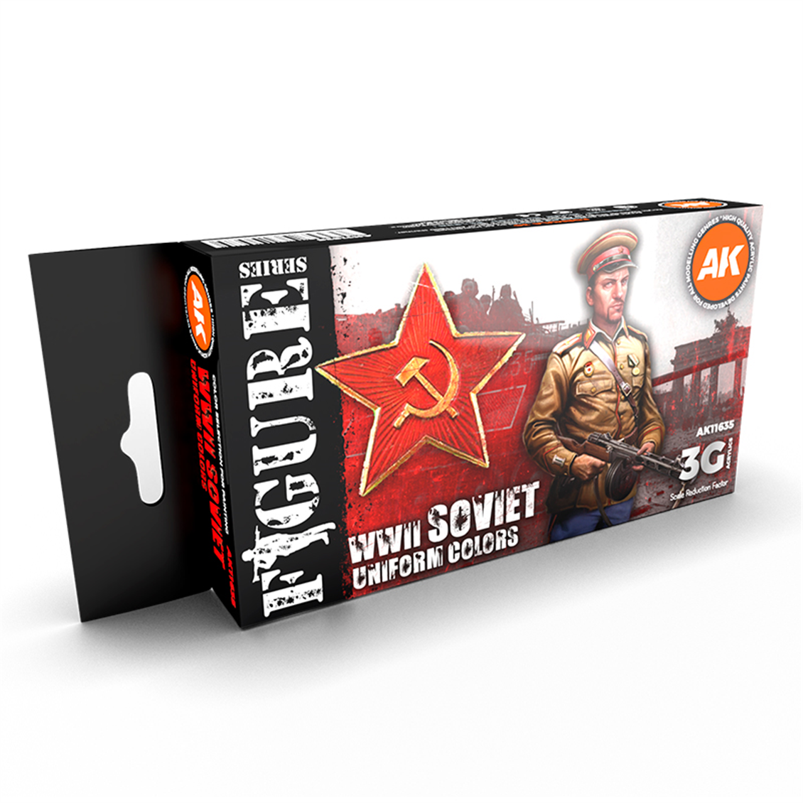 AK 11635 6 x17 ml. WW II Sovyet Uniformaları, Akrilik 3GEN Model Boyası Seti